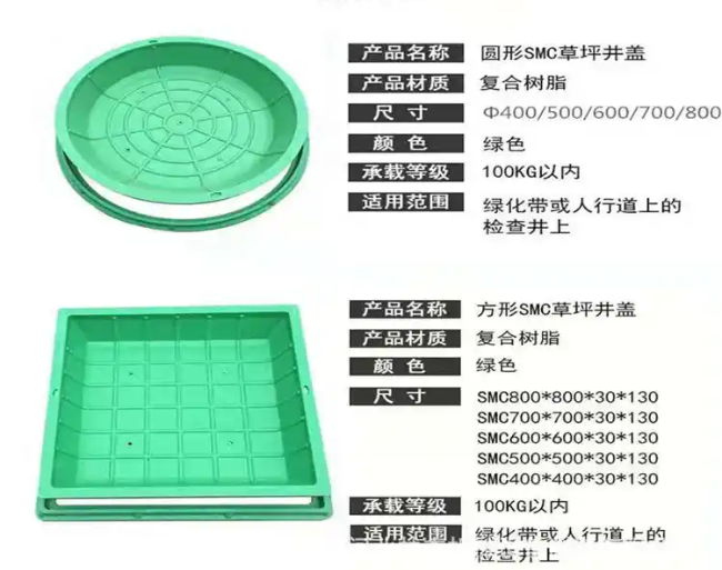 拖市镇树脂复合种植井盖展示
